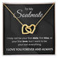 To My Soulmate - Interlocking Hearts Necklace Gift Set - TJ029