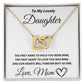 To My Lovely Daughter - Interlocking Hearts Gift Set - TJ100