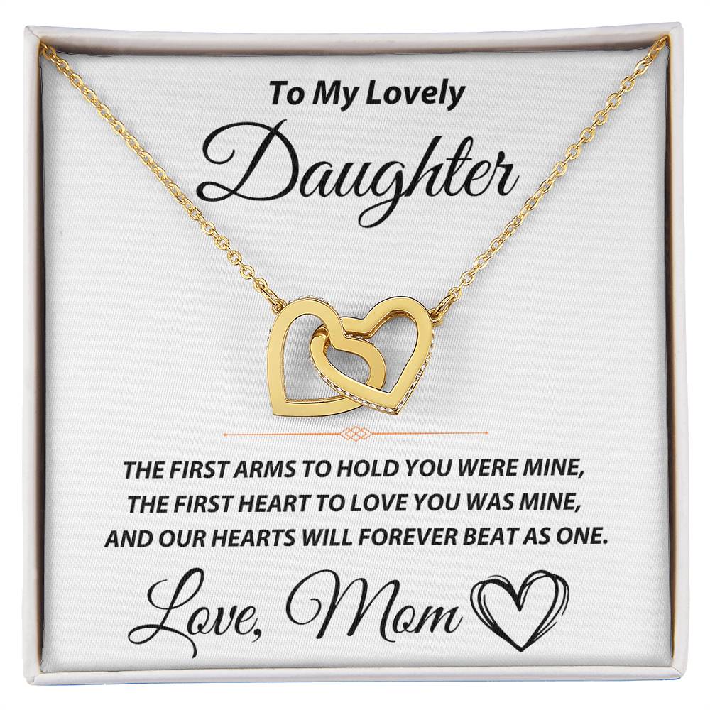 To My Lovely Daughter - Interlocking Hearts Gift Set - TJ100