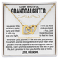 To My Beautiful Granddaughter - Interlocking Hearts Gift Set - TJ197