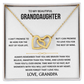 To My Beautiful Granddaughter - Interlocking Hearts Gift Set - TJ189