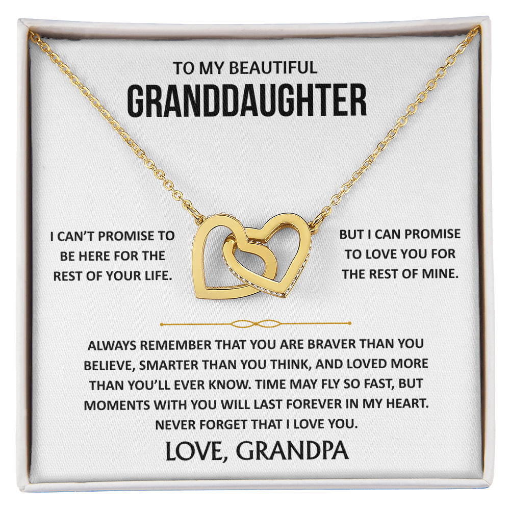 To My Beautiful Granddaughter - Interlocking Hearts Gift Set - TJ189