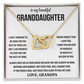 To My Beautiful Granddaughter - Interlocking Hearts Gift Set TJ194