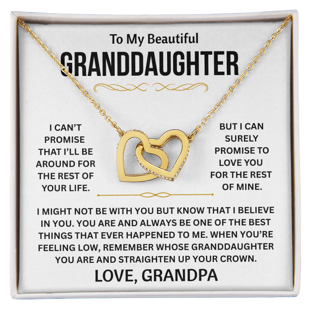 To My Beautiful Granddaughter - Interlocking Hearts Premium Gift Set - TJ191