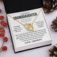 To My Dearest Granddaughter - Interlocking Hearts Gift Set - TJ198