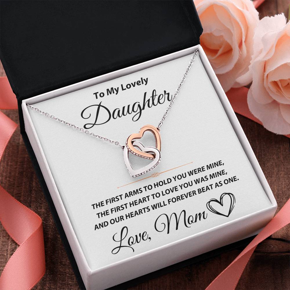 To My Lovely Daughter - Interlocking Hearts Gift Set - TJ100