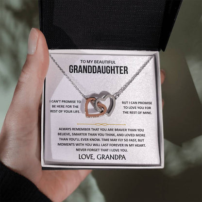 To My Beautiful Granddaughter - Interlocking Hearts Gift Set - TJ189