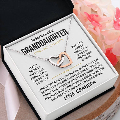 To My Beautiful Granddaughter - Interlocking Hearts Premium Gift Set - TJ191