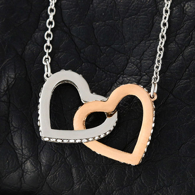 To My Soulmate - Interlocking Hearts Necklace Gift Set - TJ029