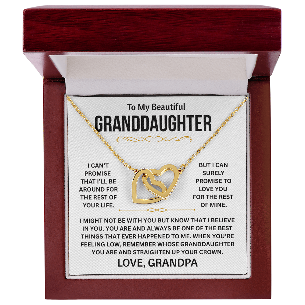 To My Beautiful Granddaughter - Interlocking Hearts Premium Gift Set - TJ191