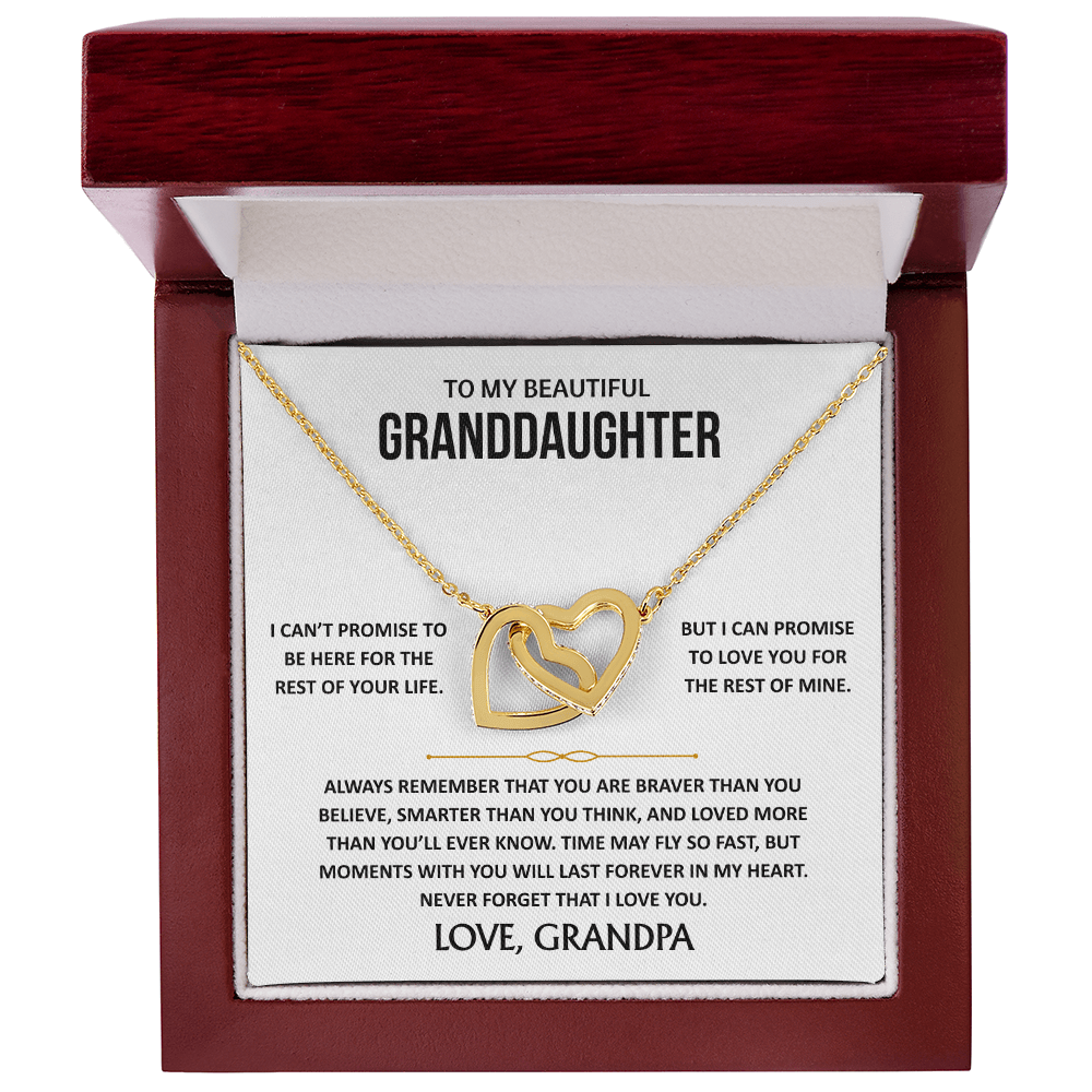 To My Beautiful Granddaughter - Interlocking Hearts Gift Set - TJ189
