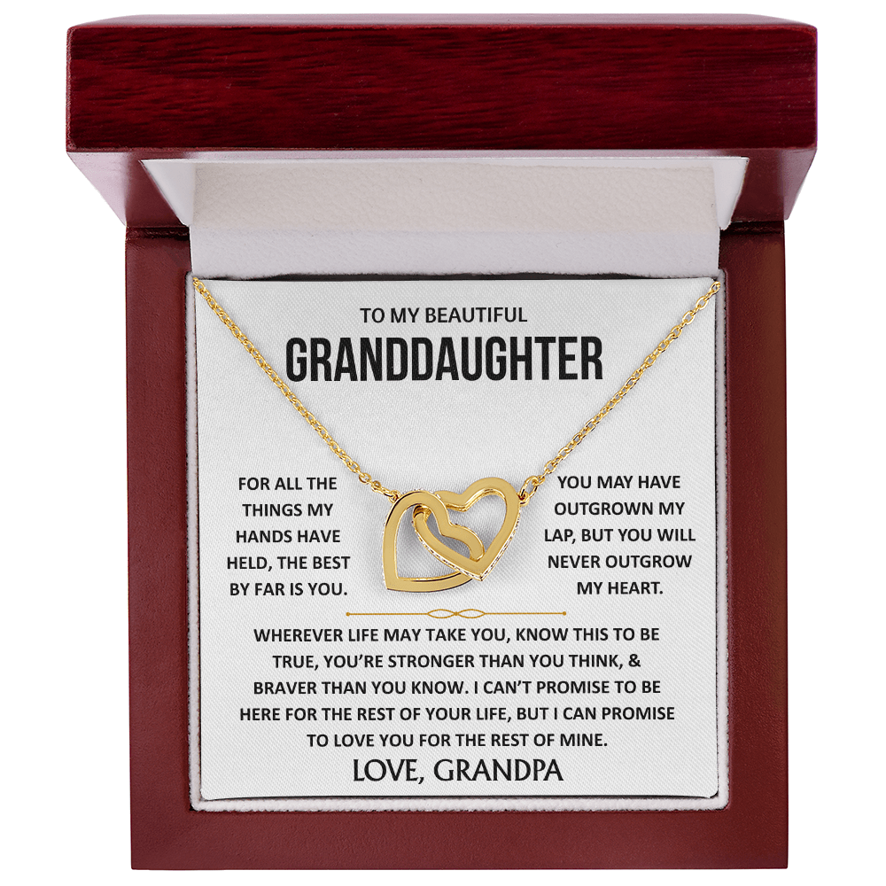 To My Beautiful Granddaughter - Interlocking Hearts Gift Set - TJ187