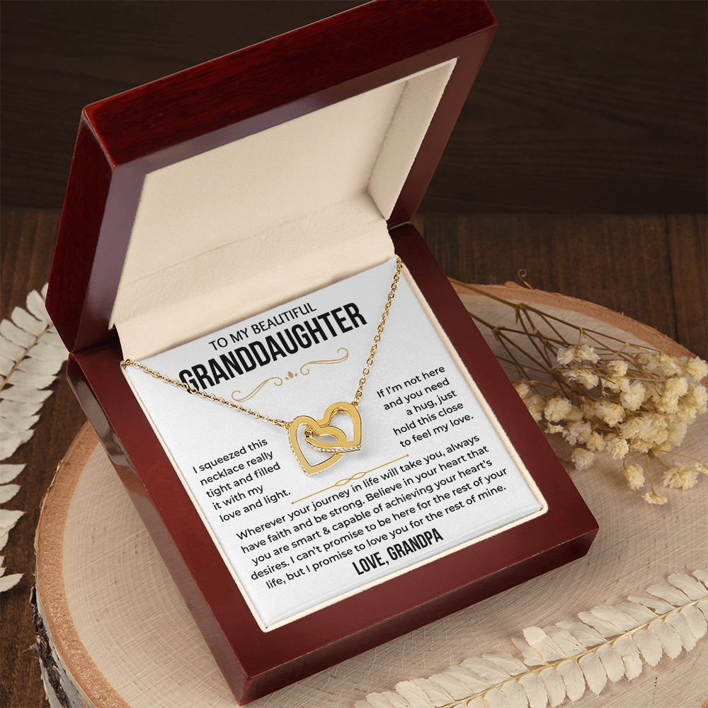 To My Beautiful Granddaughter - Interlocking Hearts Gift Set - TJ197
