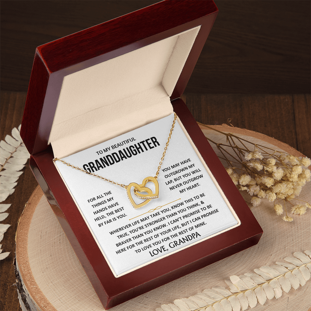 To My Beautiful Granddaughter - Interlocking Hearts Gift Set - TJ187