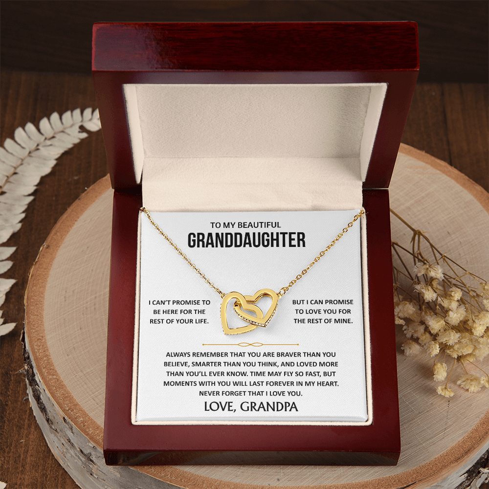 To My Beautiful Granddaughter - Interlocking Hearts Gift Set - TJ189