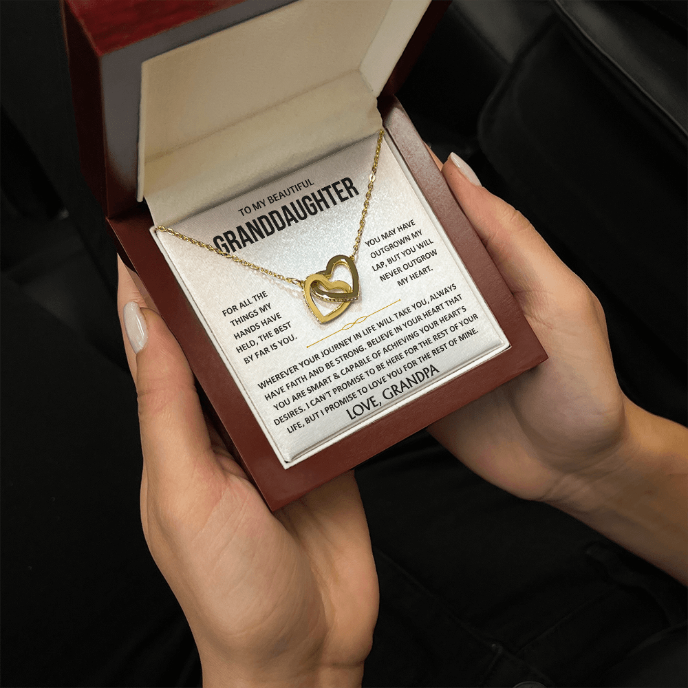 To My Beautiful Granddaughter - Interlocking Hearts Gift Set - TJ193