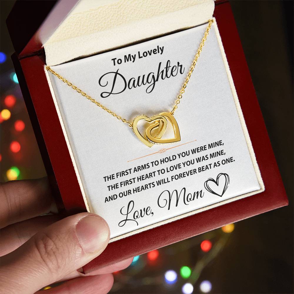 To My Lovely Daughter - Interlocking Hearts Gift Set - TJ100