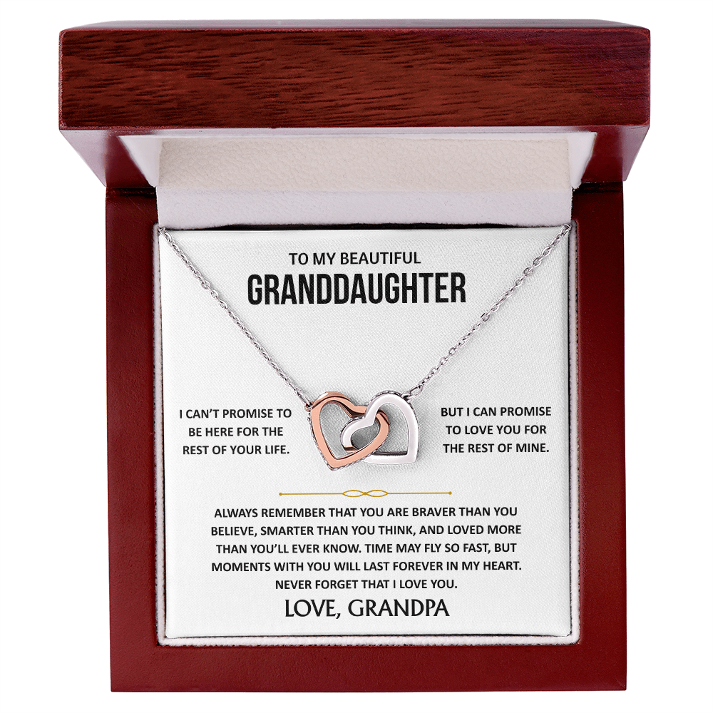 To My Beautiful Granddaughter - Interlocking Hearts Gift Set - TJ189
