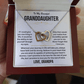 To My Beautiful Granddaughter - Interlocking Hearts Gift Set - TJ190