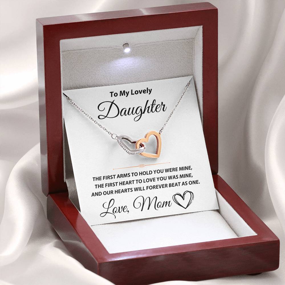To My Lovely Daughter - Interlocking Hearts Gift Set - TJ100