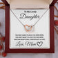 To My Lovely Daughter - Interlocking Hearts Gift Set - TJ100