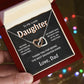To My Lovely Daughter - Love Dad - Interlocking Hearts Gift Set - TJ101