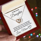 To My Lovely Daughter - Interlocking Hearts Gift Set - TJ100