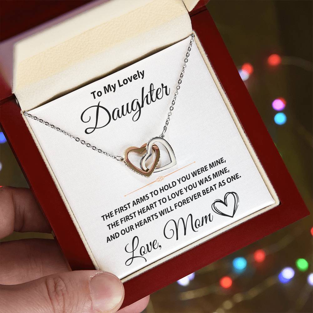 To My Lovely Daughter - Interlocking Hearts Gift Set - TJ100