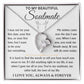 To My Beautiful Soulmate - Love Knot Necklace Gift Set - TJ084