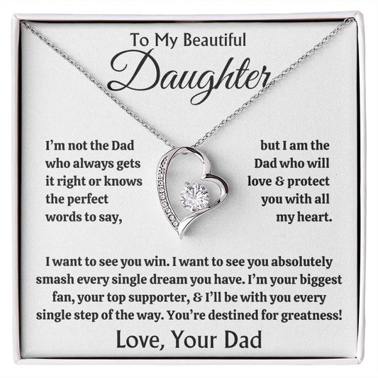 To My Beautiful Daughter - Love Dad - Forever Love Gift Set - TJ090