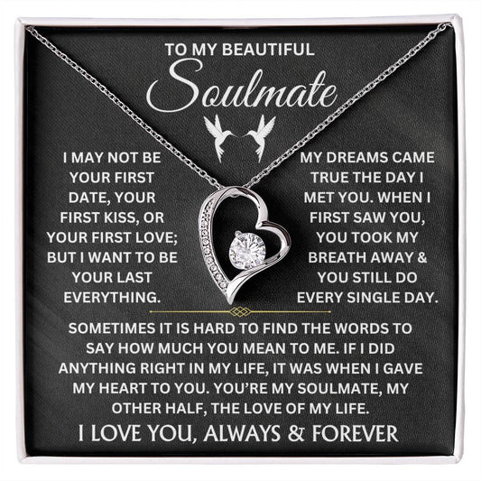 To My Beautiful Soulmate - Forever Love Necklace Gift Set - TJ044V2