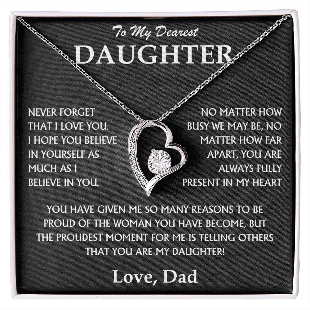 To My Dearest Daughter - Love Dad - Forever Love Gift Set - TJ093