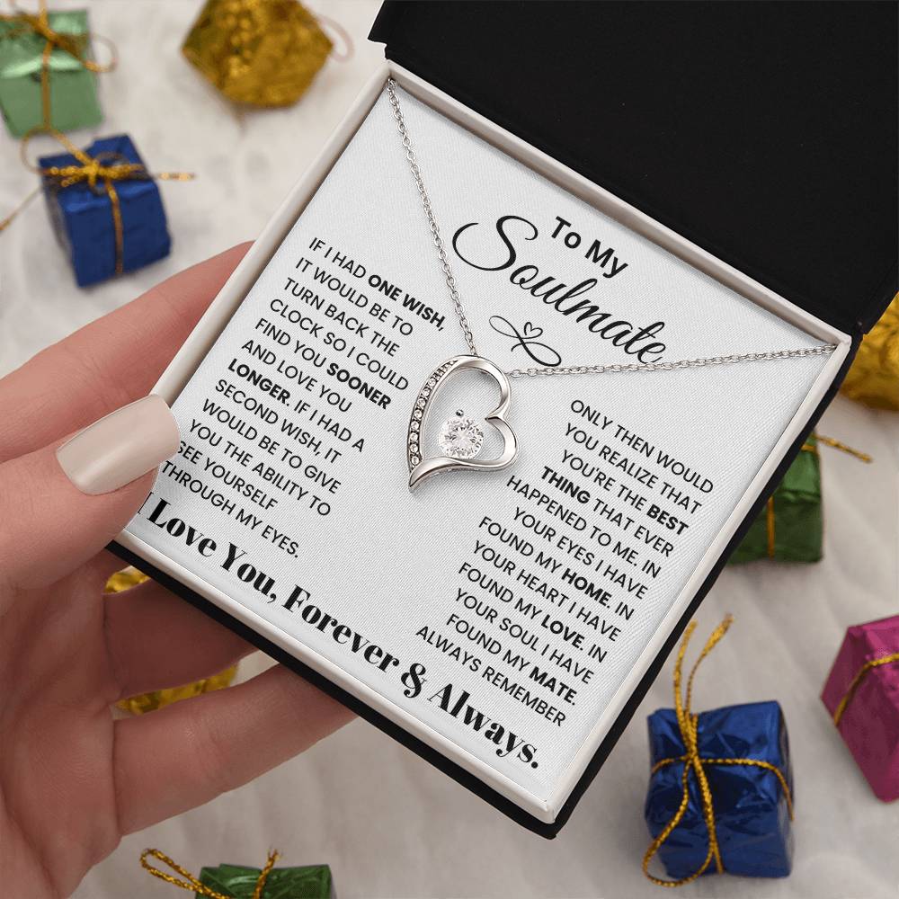 To My Soulmate - Forever Love Necklace Gift Set - TJ025