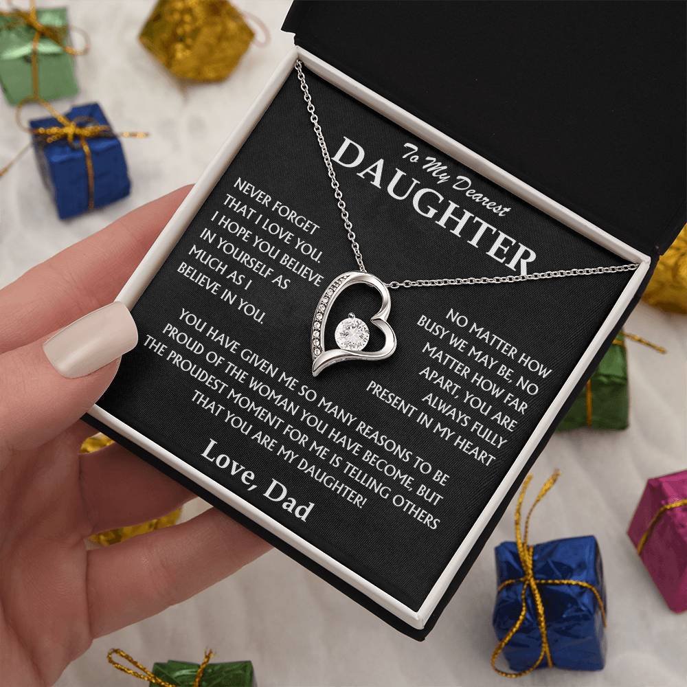 To My Dearest Daughter - Love Dad - Forever Love Gift Set - TJ093