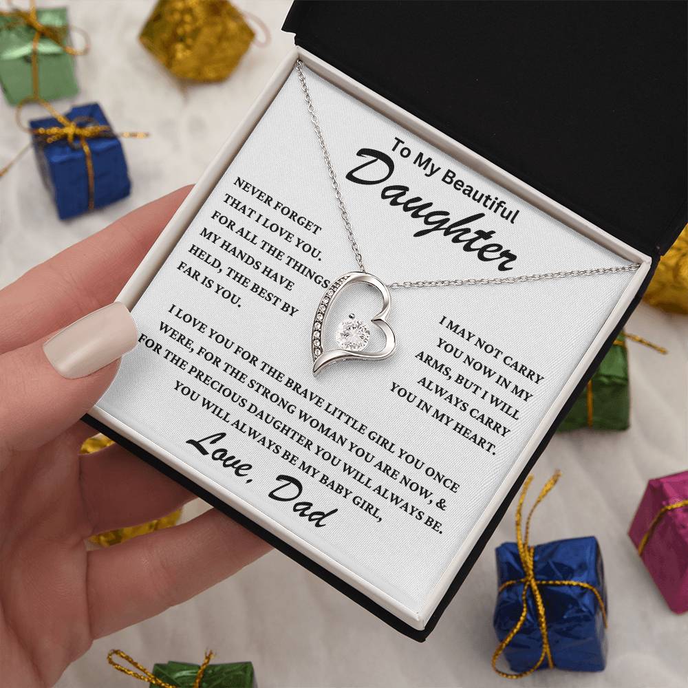 To My Beautiful Daughter - Love Dad - Forever Love Gift Set - TJ089