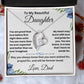 To My Beautiful Daughter - Forever Love Necklace Gift Set - TJ028