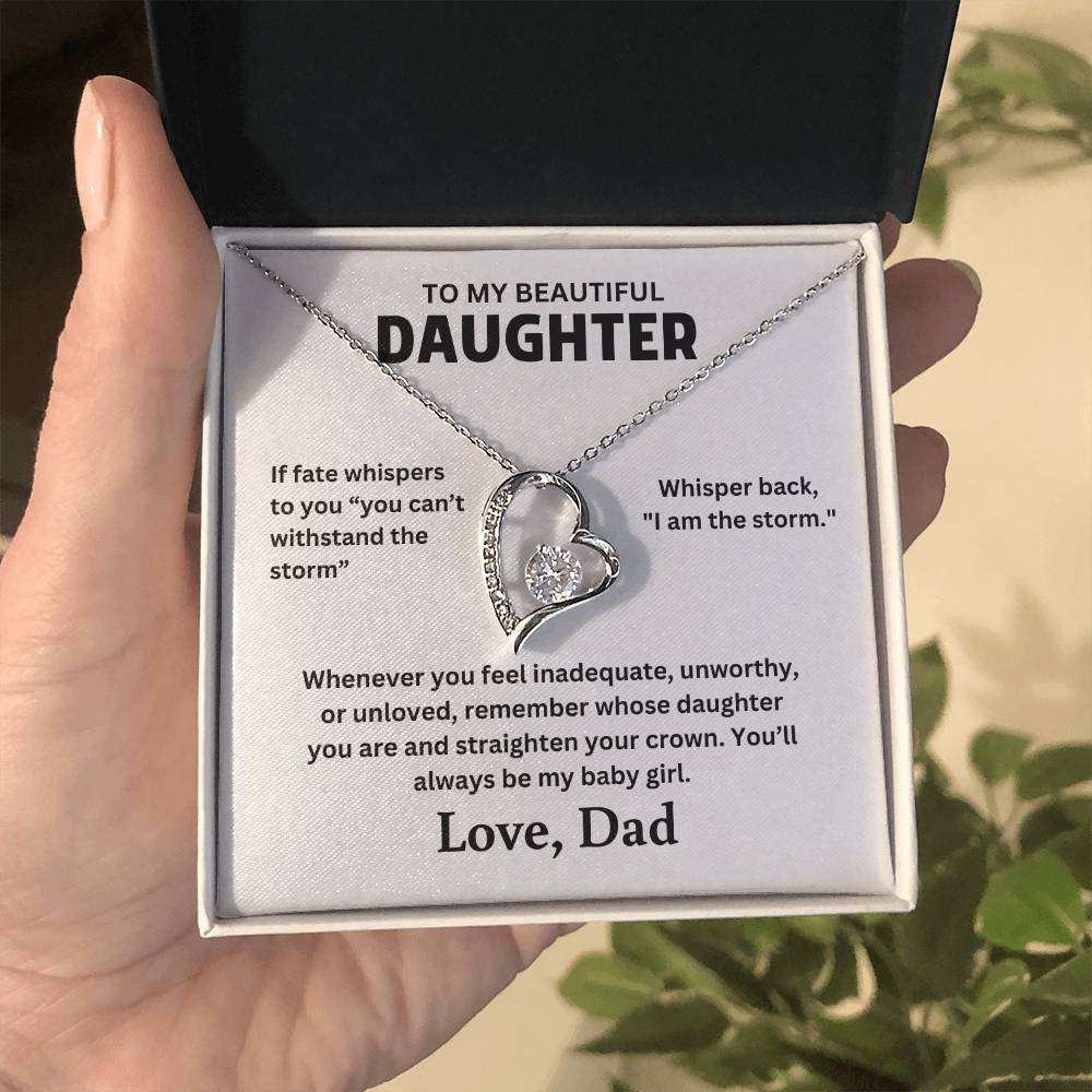 To My Daughter - Forever Love Necklace Gift Set - TJ063