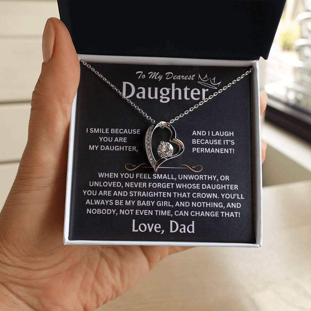 To My Dearest Daughter  - Forever Love Gift Set Personalized - TJ108P