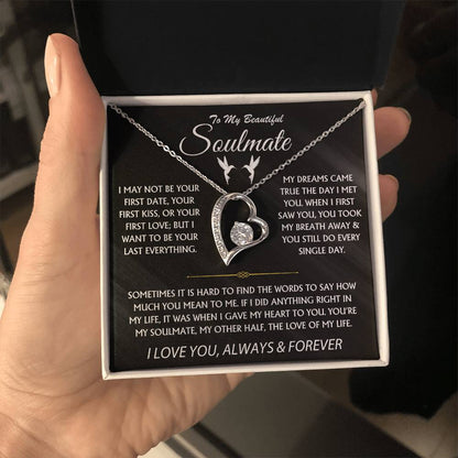 To My Beautiful Soulmate - Forever Love Personalized Gift Set - TJ044V5