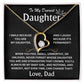 To My Dearest Daughter  - Forever Love Gift Set Personalized - TJ108P