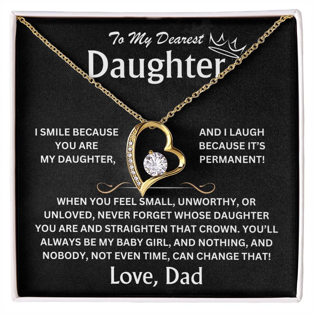 To My Dearest Daughter  - Forever Love Gift Set Personalized - TJ108P
