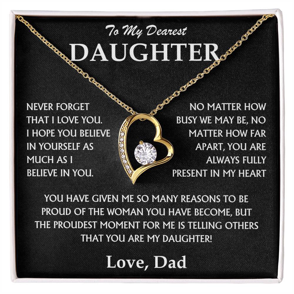 To My Dearest Daughter - Love Dad - Forever Love Gift Set - TJ093