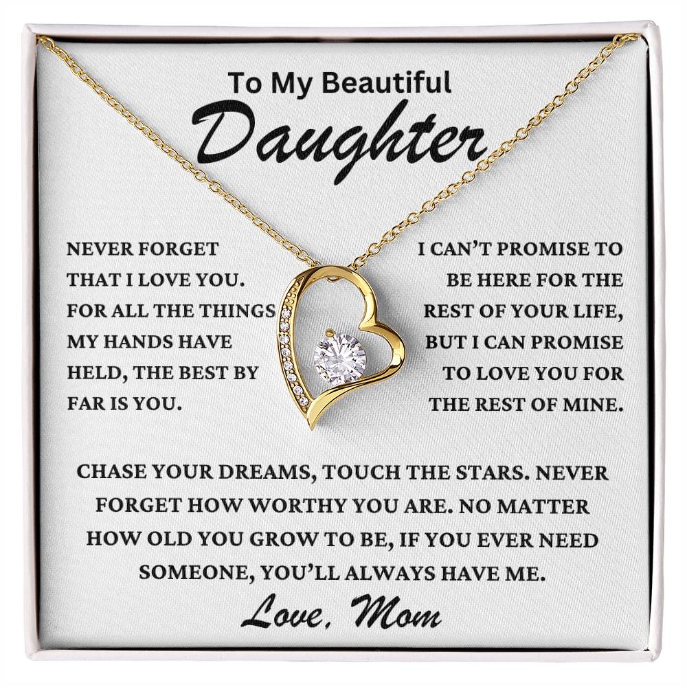 To My Beautiful Daughter - Love Mom - Forever Love Gift Set - TJ088