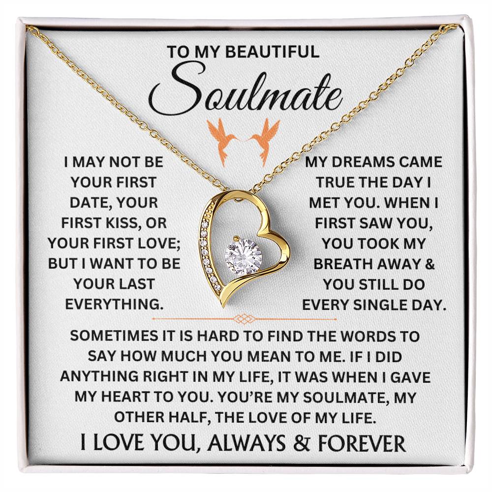 To My Beautiful Soulmate - Forever Love Personalized Gift Set - TJ044V3