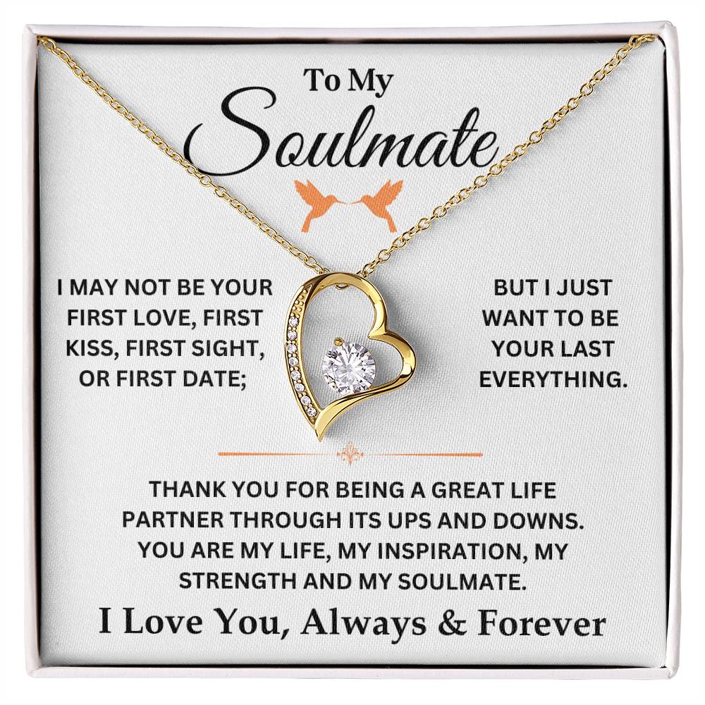 To My Soulmate - Forever Love Necklace - TJ077