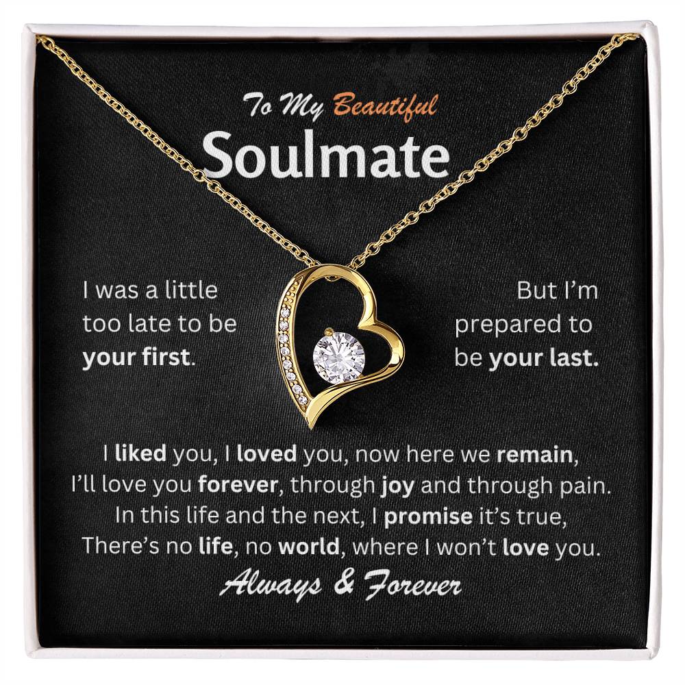 To My Soulmate - Forever Love Necklace Gift Set - TJ064