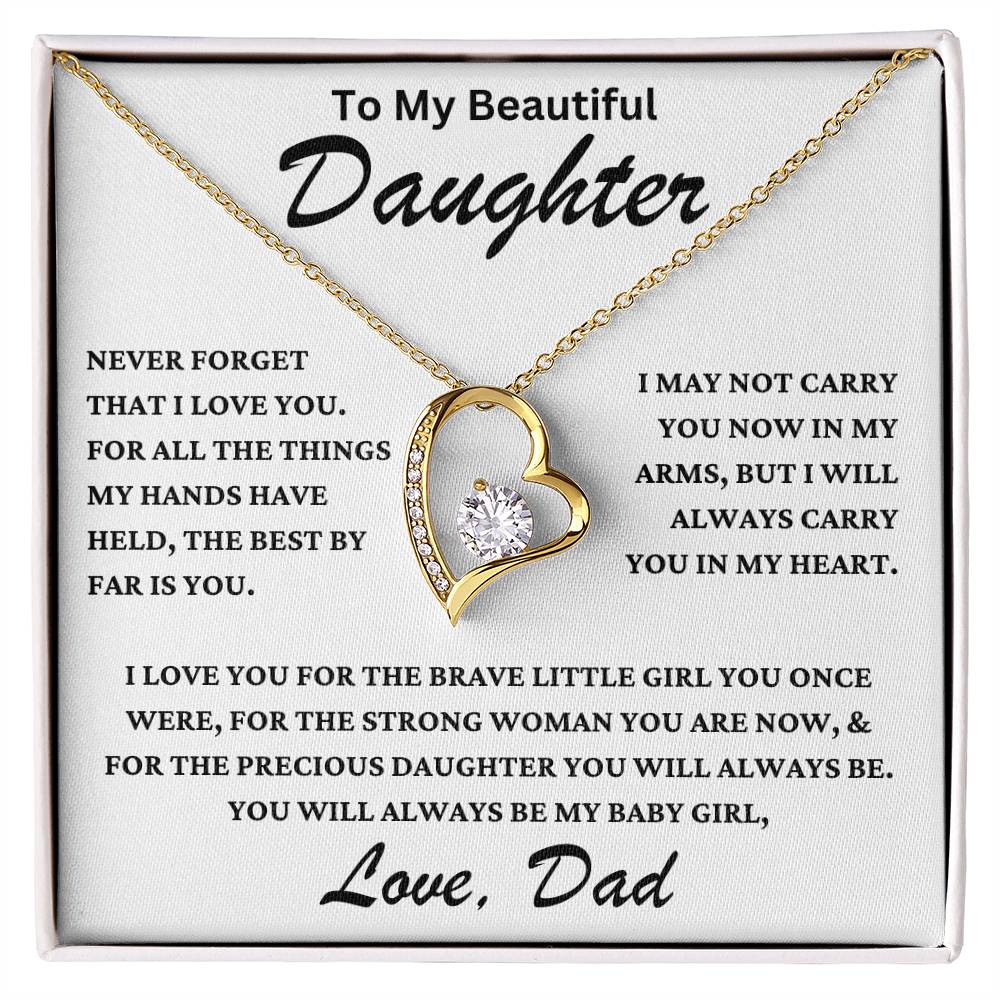 To My Beautiful Daughter - Love Dad - Forever Love Gift Set - TJ089