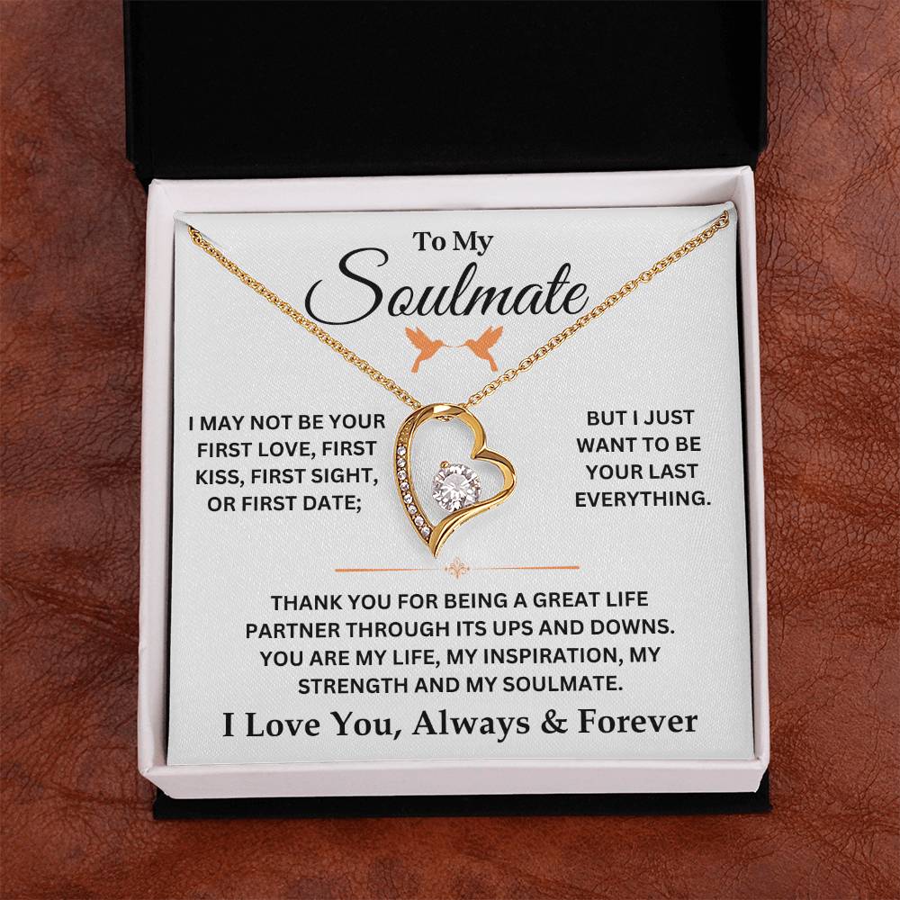 To My Soulmate - Forever Love Necklace - TJ077