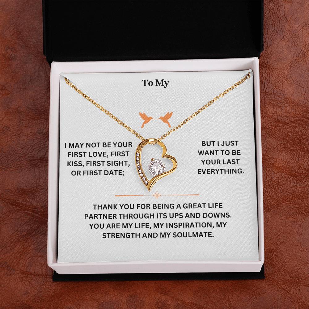 To My Soulmate - Forever Love Necklace - TJ077vP