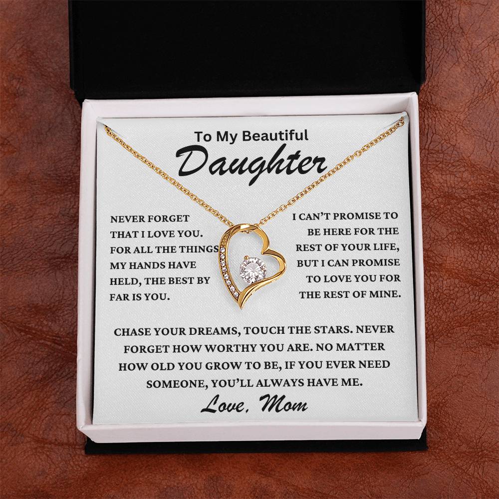 To My Beautiful Daughter - Love Mom - Forever Love Gift Set - TJ088